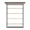 Millers Cove Queen Bed Grey_overhead.jpg